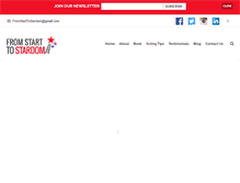 Tablet Screenshot of fromstarttostardom.com